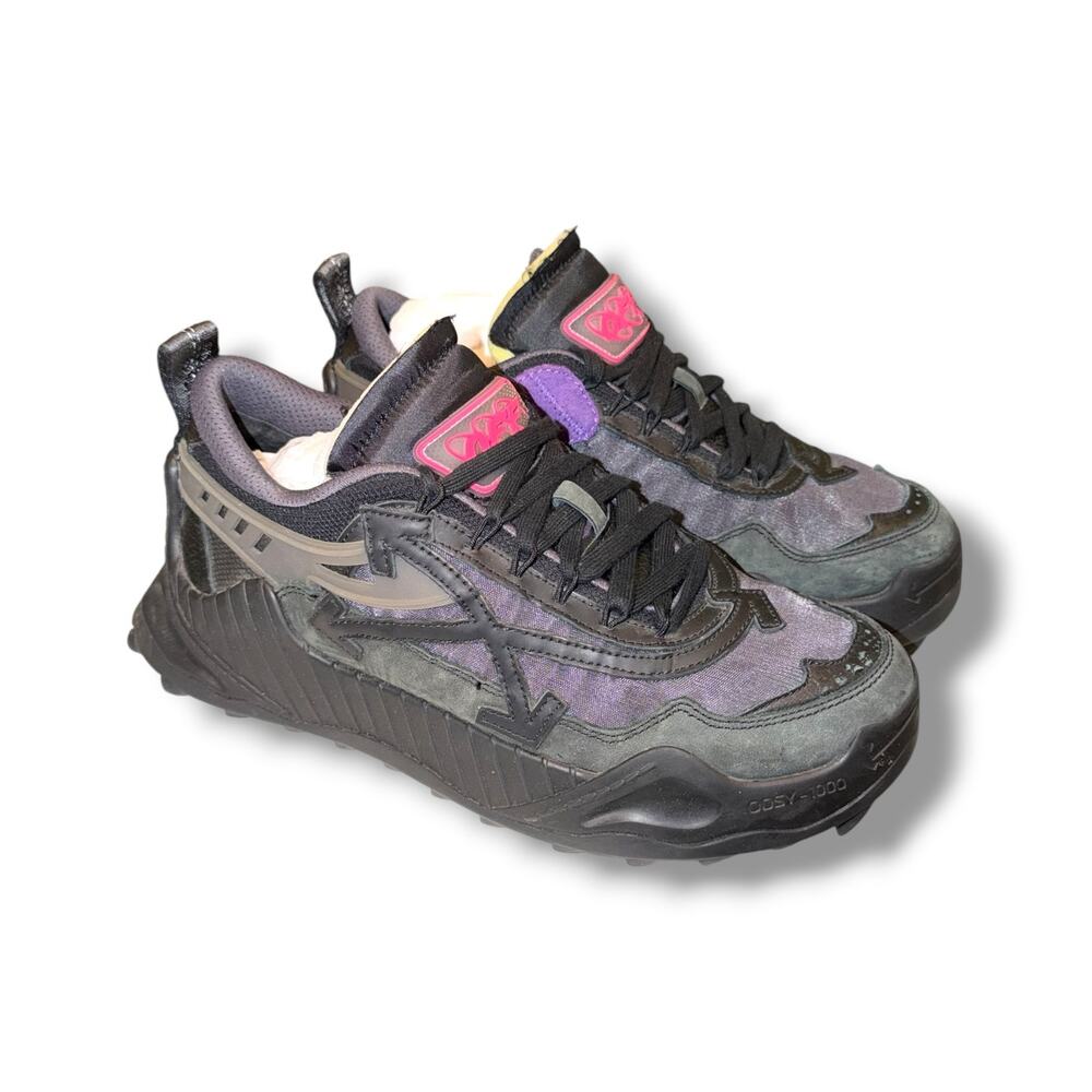 Off-White ODSY-1000 Sneakers ‘Black Fuschia’ | Size 43EU(10US)